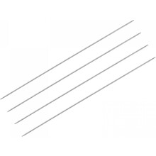 2 Pairs Knitting Needle Set, 1.8mm Diameter 9.84 Inches Length Stainless Steel Double Pointed Sweater Needles for Handmade Projects DIY Knitting