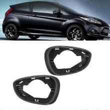 Car Side Door Wind Rearview Mirror Cover Frame for Ford Fiesta MK7 2009-2017