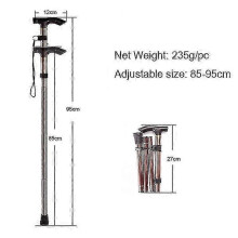 (Gray) Folding Cane, Foldable Cane, Walking Cane, Non-slip Comfortable jn