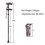 (Pruple) Folding Cane, Foldable Cane, Walking Cane, Non-slip Comfortable jn 1