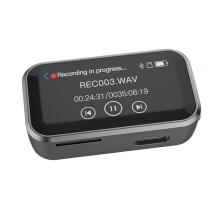 Reprodutor de MP3 com , 32 GB, Sem Perdas, Reprodutor de Música, Tela Sensível Ao Toque de 1,47", Gravador de Voz, Rádio FM, Sons para