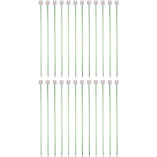 24pcs Tunisian Crochet Hooks 4mm(G) Aluminum Knitting Needles 27cm Long Crocheting Needles for Crochet Lovers & Beginners, Green