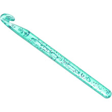 Large Crochet Hooks 12mm Ergonomic Knitting Crochet Hook Plastic Huge Big Crochet Hooks for DIY Crocheting Yarn Blanket Carpet Weaving, Green