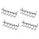 4 Pcs Screwdriver Holder Pegboard Multi-Tool Holder Accessory Pegboard Accessories Multi-Ring Tool Holder for Pegboard 1