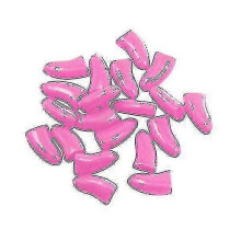 (XS, pink for dogs) 2*20 Pcs Soft Cat Dog Nail Caps Pet Paw Claw Protector Nails Cover With Free Glue Applictor Tw