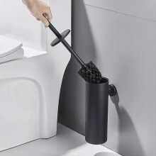 Antibacterial Stainless Steel Toilet Brush with Long Handle