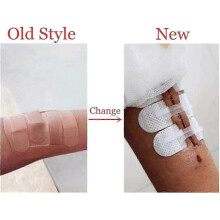 Emergency Wound Closures Band-aid Adhesive Bandages, Zip Stitch Stickers for Camping, Survival Household Gear, 3 Pcs (45*10mm, Skin)