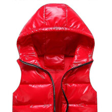(L, Red) Unisex Waterproof Lightweight Puffer Vest