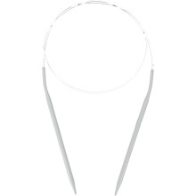 Aluminum Circular Knitting Needle US Size 32 Inch (80cm) Length Size US 8 (5mm) Round Knitting Needle for Handmade Projects DIY Knitting