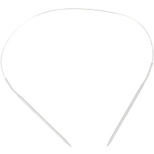 Aluminum Circular Knitting Needle US Size 24 Inch (60cm) Length Size US 6 (4mm) Round Knitting Needle for Handmade Projects DIY Knitting