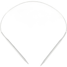 Aluminum Circular Knitting Needle US Size 24 Inch (60cm) Length Size US 9 (5.5mm) Round Knitting Needle for Handmade Projects DIY Knitting