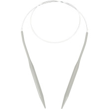 Aluminum Circular Knitting Needle US Size 32 Inch (80cm) Length Size US 11 (8mm) Round Knitting Needle for Handmade Projects DIY Knitting
