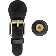 1 Pcs Leather Snap Buckles Snap Button Closure, Magnetic Snaps for Purses and Totes, Sew on Leather Closure Fasteners for Wallet Bags Making Supplies