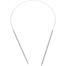 Aluminum Circular Knitting Needle 16 Inch (40cm) Length Size US 1.5 (2.5mm) Round Knitting Needle for Handmade Projects DIY Knitting
