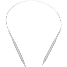 Aluminum Circular Knitting Needle 16 Inch (40cm) Length Size US 9 (5.5mm) Round Knitting Needle for Handmade Projects DIY Knitting