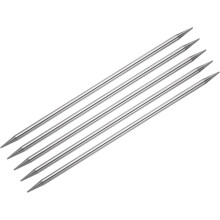 5Pcs Knitting Needle 5.5mm Diameter 7.87 Inches Length Stainless Steel Double Pointed Sweater Stitching Needles for Handmade Projects DIY Knitting
