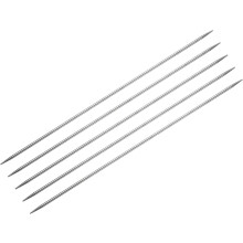 5Pcs Knitting Needle 2.5mm Diameter 7.87 Inches Length Stainless Steel Double Pointed Sweater Stitching Needles for Handmade Projects DIY Knitting