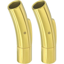 Leather Cord End Clasp, Column Clasps Connectors, Stainless Steel Clasps Closures Leather Cord Buckle