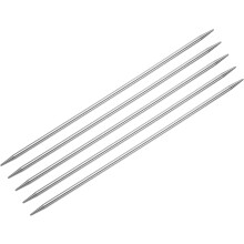 5Pcs Knitting Needle 4.0mm Diameter 7.87 Inches Length Stainless Steel Double Pointed Sweater Stitching Needles for Handmade Projects DIY Knitting