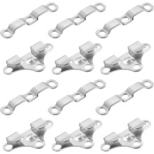 Sewing Hooks and Eyes Closure Set for Trousers, Copper Clothing Fasteners for Pants Skirt Dress Sewing DIY Craft