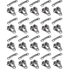 Sewing Hooks and Eyes Closure Set for Trousers, Iron Clothing Fastener