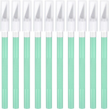 10pcs Exacto Art Craft Hobby Knives Precision Utility Knife Set, for Carving Crafting Scrapbooking Stencil Paper Wood Plastic Model, Green