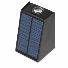 Solar LED Wall Light, 2 LEDs, White and Warm Light, Up and Down Lighting for Outdoor Garden, Waterproof