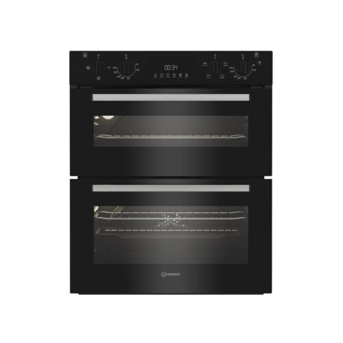 Indesit Indesit DUI10DB Electric Built Under Double Oven - Black DUI10DB