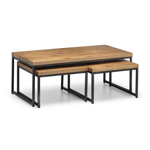 Brooklyn Nesting Coffee Tables - Oak 1