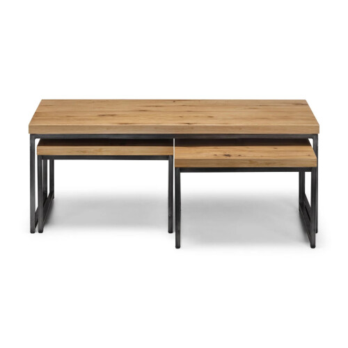 Brooklyn Nesting Coffee Tables - Oak 2