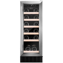 CDA 19 Bottle Capacity Single Zone Freestanding 30cm Under Counter Win CFWC304SS