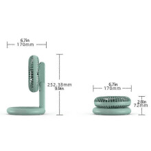 USB rechargeable portable table fan 3 Adjustable Wind Speed Library & Study Room