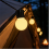 Waterproof Solar LED Globe String Lights, 40 Warm White Lights, 24V with Remote Control for Outdoor Decor 2
