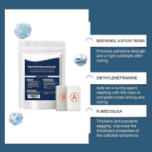 (1pc) Heavy Duty Cold Weld Epoxy Repair Clay Waterproof Heat Resistant Multi Surface Adhesive