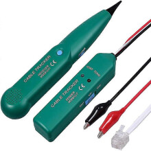 MS6812 Cable Tracker and Wire Tracer, Network Circuit Tester Line Break Detector for Telephone Wire Maintenance, Green
