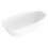 Dellonda Baridi Double-Ended Slim Rim Bath with Overflow System 160cm, Gloss White - DH417 1