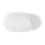 Dellonda Baridi Double-Ended Slim Rim Bath with Overflow System 140cm, Gloss White - DH415 6