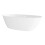 Dellonda Baridi Double-Ended Slim Rim Bath with Overflow System 140cm, Gloss White - DH415 8