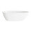 Dellonda Baridi Double-Ended Slim Rim Bath with Overflow System 140cm, Gloss White - DH415 10