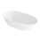 Dellonda Baridi Double-Ended Slim Rim Bath with Overflow System 140cm, Gloss White - DH415 9