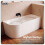 Dellonda Baridi Right-Hand Corner Slim Rim Bath with Overflow System 170cm, Gloss White - DH428 4