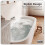 Dellonda Baridi Left-Hand Corner Slim Rim Bath with Overflow System 150cm, Gloss White - DH423 4