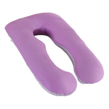 U-Shaped Full Body Support Pillow PP Cotton Breathable Removable Washable Multifunctional Cushion for Women Side Sleep Napping