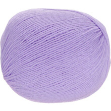 100% Wool Yarn, 4-Ply Wool Roving Luxurious and Soft Yarn Hand Dyed Yarn for Hand Knitting Crocheting, 3.52 OZ, 306 Yard (Purple, 1 Ball)
