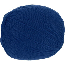 100% Wool Yarn, 4-Ply Wool Roving Luxurious and Soft Yarn Hand Dyed Yarn for Hand Knitting Crocheting, 3.52 OZ, 306 Yard (Dark Blue, 1 Ball)