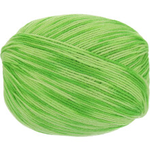100% Wool Yarn, 4-Ply Wool Roving Luxurious and Soft Yarn Hand Dyed Yarn for Hand Knitting Crocheting, 3.52 OZ, 306 Yard (Green Gradient, 1 Ball)