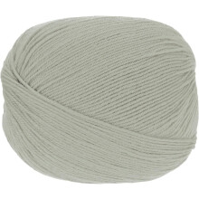 100% Wool Yarn, 4-Ply Wool Roving Luxurious and Soft Yarn Hand Dyed Yarn for Hand Knitting Crocheting, 3.52 OZ, 306 Yard (Light Grey, 1 Ball)