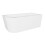 Dellonda Baridi Right-Hand Corner Slim Rim Bath with Overflow System 150cm, Gloss White - DH426 6