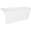 Dellonda Baridi Left-Hand Corner Slim Rim Bath with Overflow System 170cm, Gloss White - DH425 10