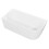 Dellonda Baridi Left-Hand Corner Slim Rim Bath with Overflow System 170cm, Gloss White - DH425 9